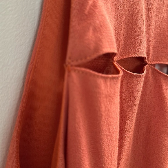 LULU’S break the spell terra cotta dress Orange Size Small Pockets - Picture 15 of 15